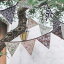 I_002【 Fabric flag : patterned cloth 】 フラッグ バースデーガーランド 誕生日 撮影アイテム 撮影小物 パーティー おうちスタジオ 飾り付け