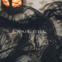 Airie【 Tulle / black half size 】 チュール 布 撮影アイテム ハロウィン おうちスタジオ 飾り付け 送料無料