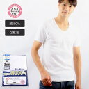 肌着 メンズ 半袖 インナー Uネック 綿100% 無地 プラチナ加工 2枚組 下着 男性 Tシャツ 紳士(抗菌 防臭 半袖シャツ 綿 インナーシャツ セット ...