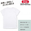 ジュニア インナー 半袖 男の子 Tシャツ Vネック 無地 体育ノ心得 2枚組 130cm 140cm 150cm 160cm 170cm 下着 肌着 キッズ 男子(V首 子供 男児 こども 裏メッシュ 速乾 制菌 防臭 UVカット 紫外線対策 セット 小学生 中学生 高校生 部活 体育 運動 スポーツ 学校 白)