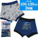 ボクサーパンツ キッズ 下着 男の子 前閉じ 速乾 綿混 恐竜柄 A柄 2枚組 100 110 120 130 子供 ボクサー パンツ 男児 肌着(男子 こども...
