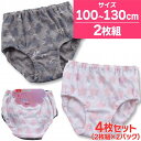 ゆめかわ ショーツ キッズ インゴム パンツ 下着 女の子 恐竜 ダイナソー 綿混 速乾 4枚組 100 110 120 130 子供 女児 肌着 アンダーウェ...