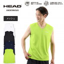 インナー ノースリーブ 肌着 サーフシャツ メンズ メッシュ 速乾 Vネック ワンポイント ヘッド HEAD M LL XL 男性 下着 アンダーウェア(LL 2L 無地 袖なし スリーブレス 紳士 男性下着 メンズ下着 男性用下着 スポーツ ブランド メンズインナーシャツ) ワゴンセール