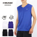 HEAD メンズ インナー ノースリーブ インナーシャツ Vネック 裏ハニカムメッシュ 下着 速乾 ヘッドタンクトップ 紳士 肌着 アンダーウェア(V首 男性用...
