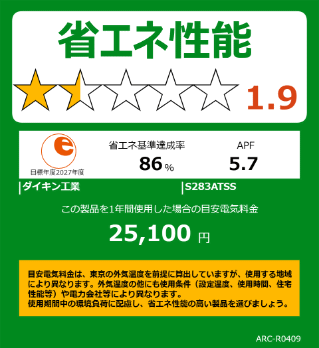 ★200円クーポン配布中★【メーカー直送（取寄商品）】【送料無料(沖縄/離島除く)】ダイキン■S283ATSS-G■（受注生産パネルタイプ）※室内電源/単相100V 2023年型【risora-SXシリーズ-】[主に10畳用]