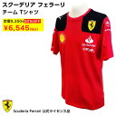Ferrari スクーデリア フェラーリ チーム Tシャツ レッド S M サイズ ロゴ入り レーシングチーム 公式ライセンス品 イタリア レース 車好き スポ...