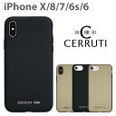 iPhone 背面ケース CERRUTI チェルッティiPhoneXSiPhoneXiPhone8iPhone7 本革 ハードケース ケース アイフォンX アイフォン8 アイフォン7 バックカバー レザー ファッションブランド イタリア セルッティ 特価SALE