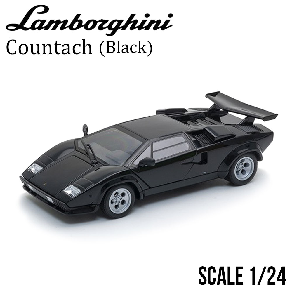 ミニカー 1/24 ランボルギーニ カウンタック ブラック WELLY KYOSHO 京商 Lamborghini Countach モデルカー WE24112BK