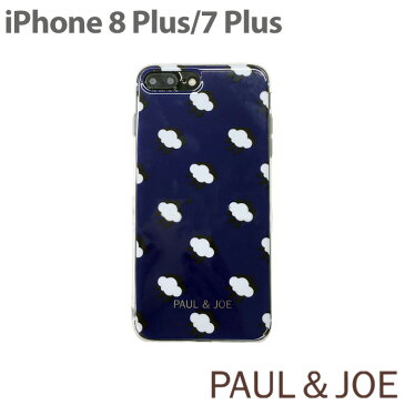 PAUL&JOE・公式ライセンス品 iphone7Plus/iphone8Plus ケース 背面 5.5 inch PAUL ＆ JOE ポール アンド ジョー TPU ユニセックス 雲 くも アイコン フラット 女性 コスメ かわいい 女性向け ギフト アイフォン7プラス ポールアンドジョー セミハード ハードケース