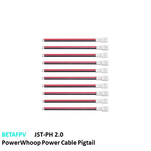 BETAFPV 65S BETAFPV JST-PH 2.0 PowerWhoop Power Cable Pigtail 小型 ドローン用 レース