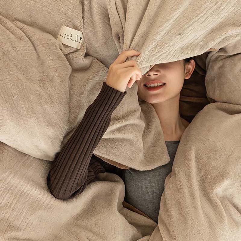 送料無料 布団カバーセット あったか とろけるタッチの寝具カバーセット ふわふわ 冬用 マイクロファイ..