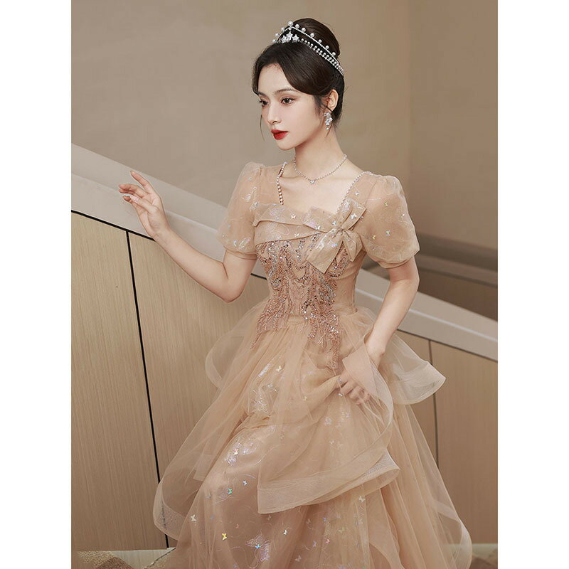 ロングドレス 演奏会 パーティードレス 大きいサイズ ピアノ 発表会 袖あり 袖付き 袖なし ミモレ丈 大人 ノースリーブ フォーマル キラキラ ファスナー フリンジ 上品 二次会 花嫁 結婚式 母親 ドレス 卒業式