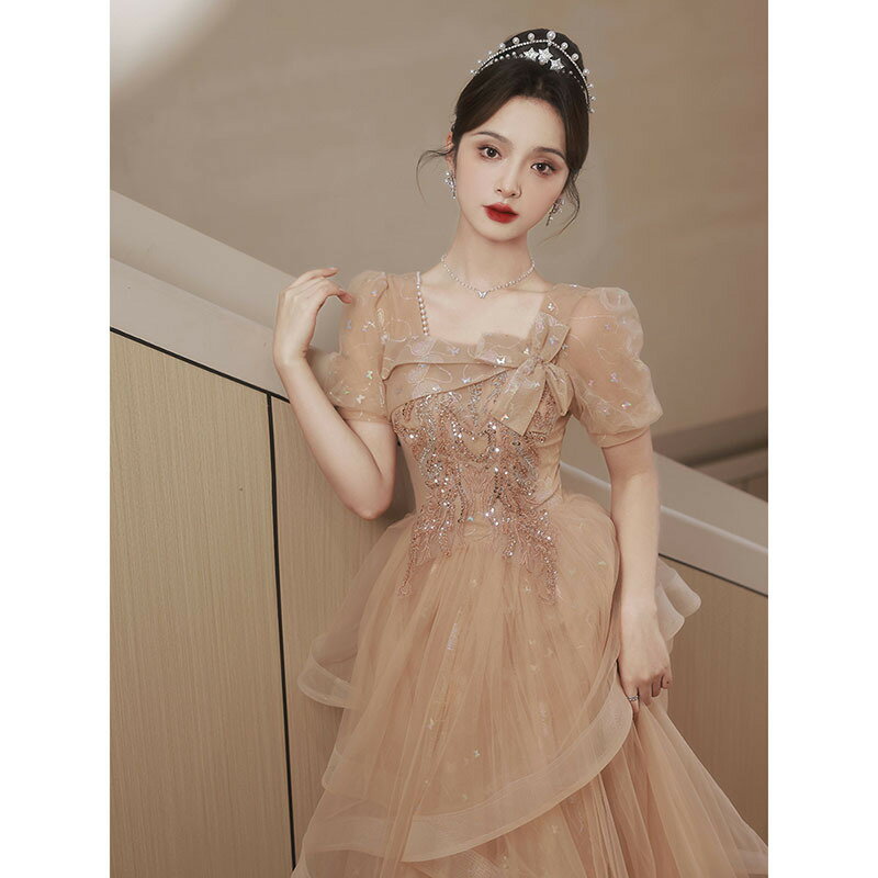 ロングドレス 演奏会 パーティードレス 大きいサイズ ピアノ 発表会 袖あり 袖付き 袖なし ミモレ丈 大人 ノースリーブ フォーマル キラキラ ファスナー フリンジ 上品 二次会 花嫁 結婚式 母親 ドレス 卒業式