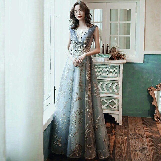 送料無料 イブニングドレス スパンコール キラキラドレス ロングドレス 発表会ドレス ノースリーブ 演奏会ドレス キレイめ パーティードレス 二次会ドレス 結婚式ドレス お呼ばれドレス XS S M L XL XXL XXXL