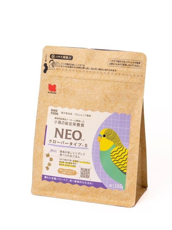 NEO クローバータイプS 500g セキセイインコ オカメインコ エサ 国産