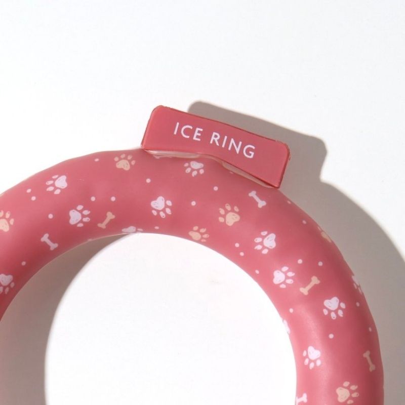 ICERING(ペット)F・O・インターナショナルアイスリング夏熱中症予防ネックリングひんやりクール冷たい外遊びアウトドアかわいいおすすめネッククーラーFOインターナショナル散歩