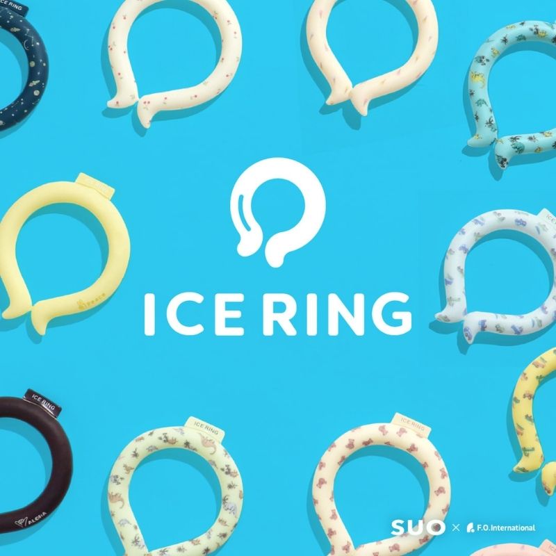 ICERING(ペット)F・O・インターナショナルアイスリング夏熱中症予防ネックリングひんやりクール冷たい外遊びアウトドアかわいいおすすめネッククーラーFOインターナショナル散歩