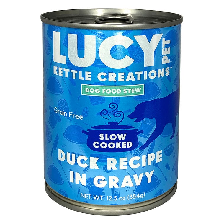 ドッグフード シチュー ダック 354g ルーシーペットフード LUCY PET FOODS 全年齢対応 消化器 健康 アヒル肉 グレインフリー トウモロコシ/小麦/大豆なし 人工着色料/風味料/化学保存料なし