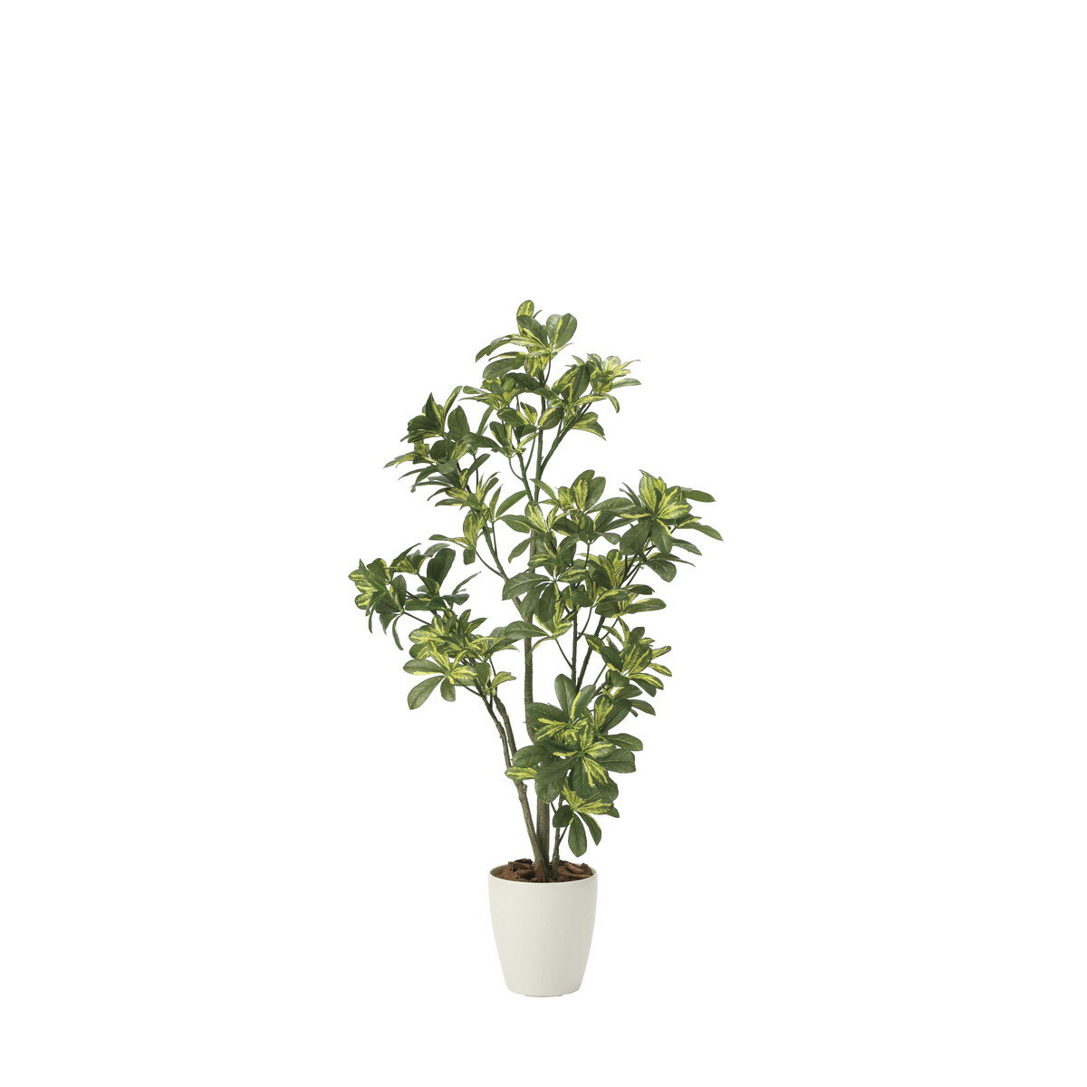 シェフレラ1.15 2027A180 W50×D45×H115cm【2024年版 人工観葉植物 光の楽園 造花 フェイク リビング 玄関 アートフラワー インテリアグリーン】