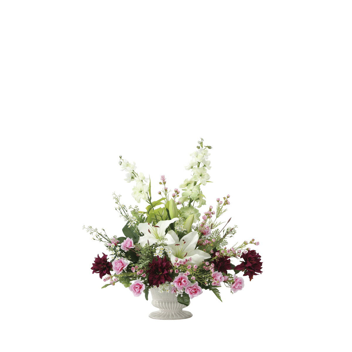 パリスクイーン 2057A150 W55×D40×H57cm【2024年版 人工観葉植物 光の楽園 造花 フェイク リビング 玄関 アートフラワー インテリアグリーン】