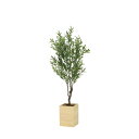 ウッドボックスオリーブ1.6 2310A450 W60×D50×H160cm【2024年版 人工観葉植物 光の楽園 造花 フェイク リビング 玄関 アートフラワ...