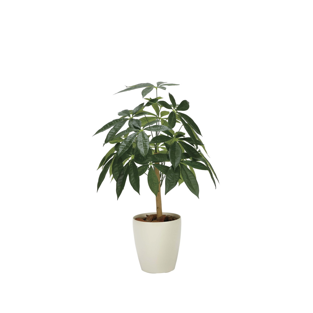 パキラリーフツリー72 2345A100 W47×D47×H72cm【2024年版 人工観葉植物 光の楽園 造花 フェイク リビング 玄関 アートフラワー インテリアグリーン】