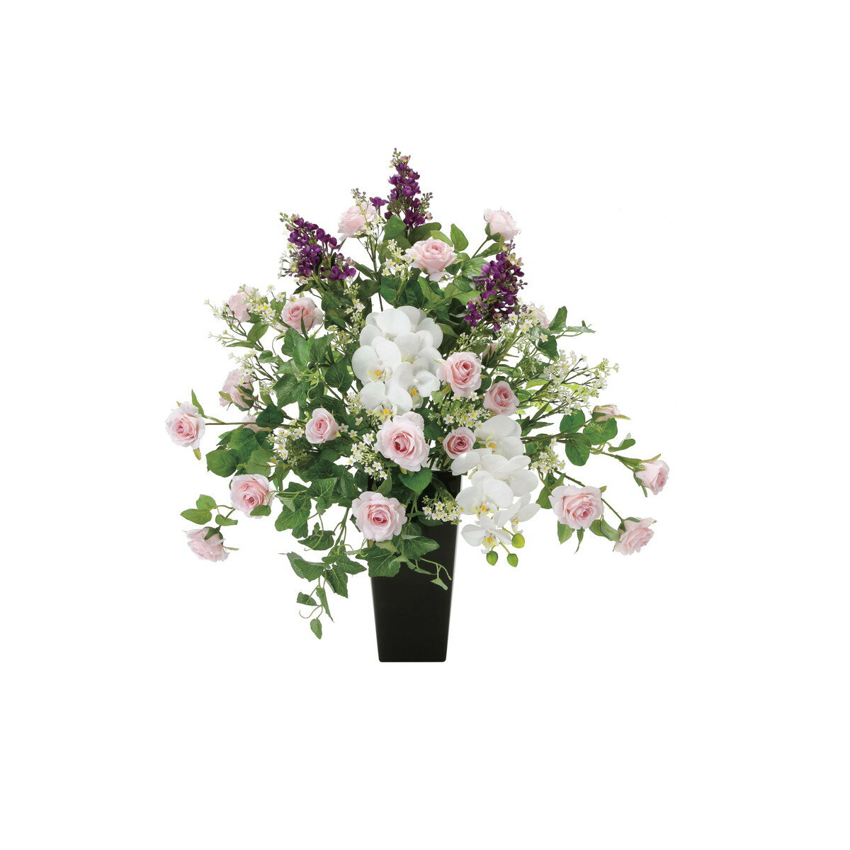 ファビラス 2360A300 W70×D45×H75cm【2024年版 人工観葉植物 光の楽園 造花 フェイク リビング 玄関 アートフラワー インテリアグリーン】