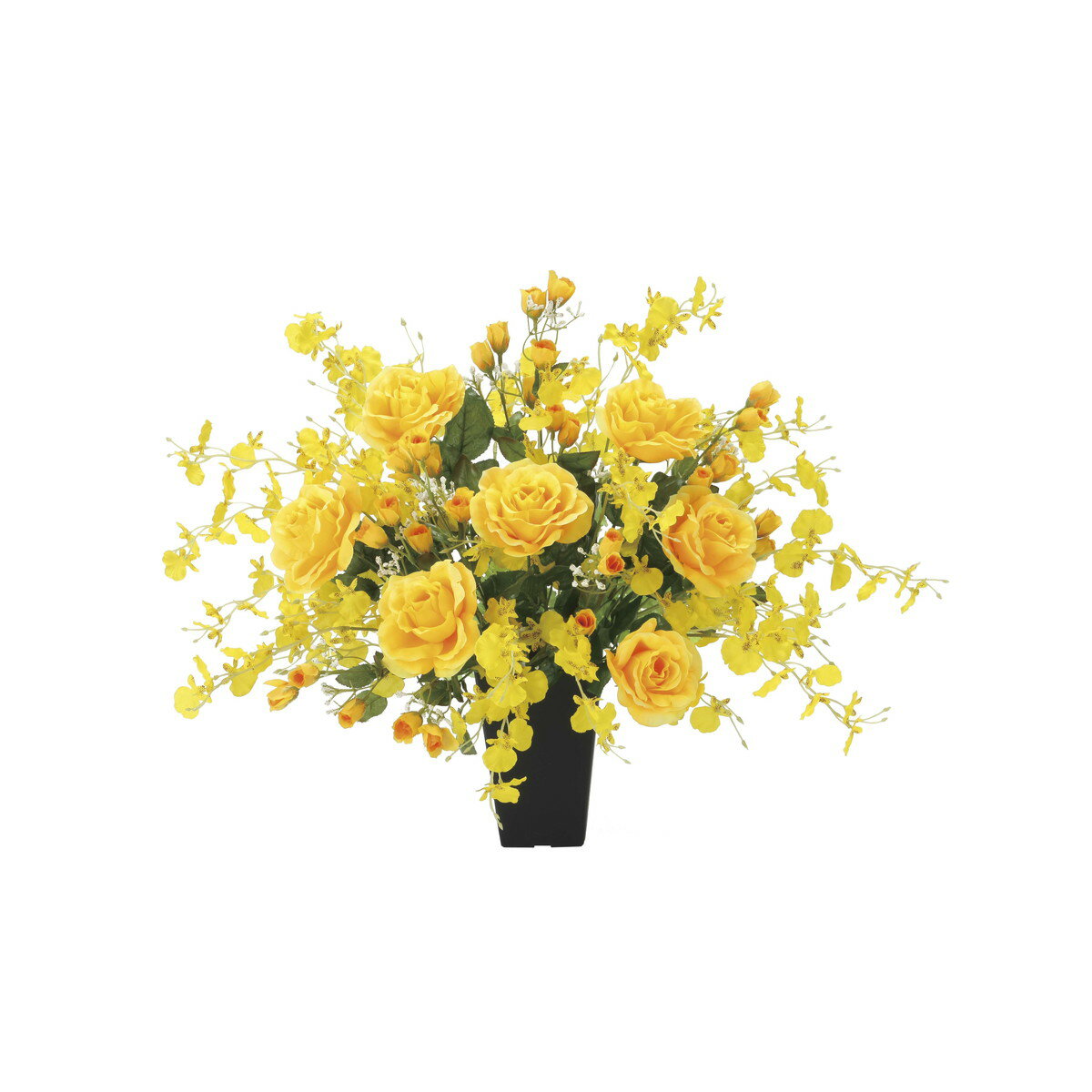 ゴールドエース 2377A120 W70×D40×H55cm【2024年版 人工観葉植物 光の楽園 造花 フェイク リビング 玄関 アートフラワー インテリアグリーン】