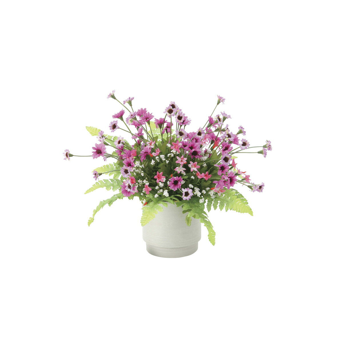 ビューティーデージー 2470A38 W32×D26×H27cm【2024年版 人工観葉植物 光の楽園 造花 フェイク リビング 玄関 アートフラワー インテリアグリーン】