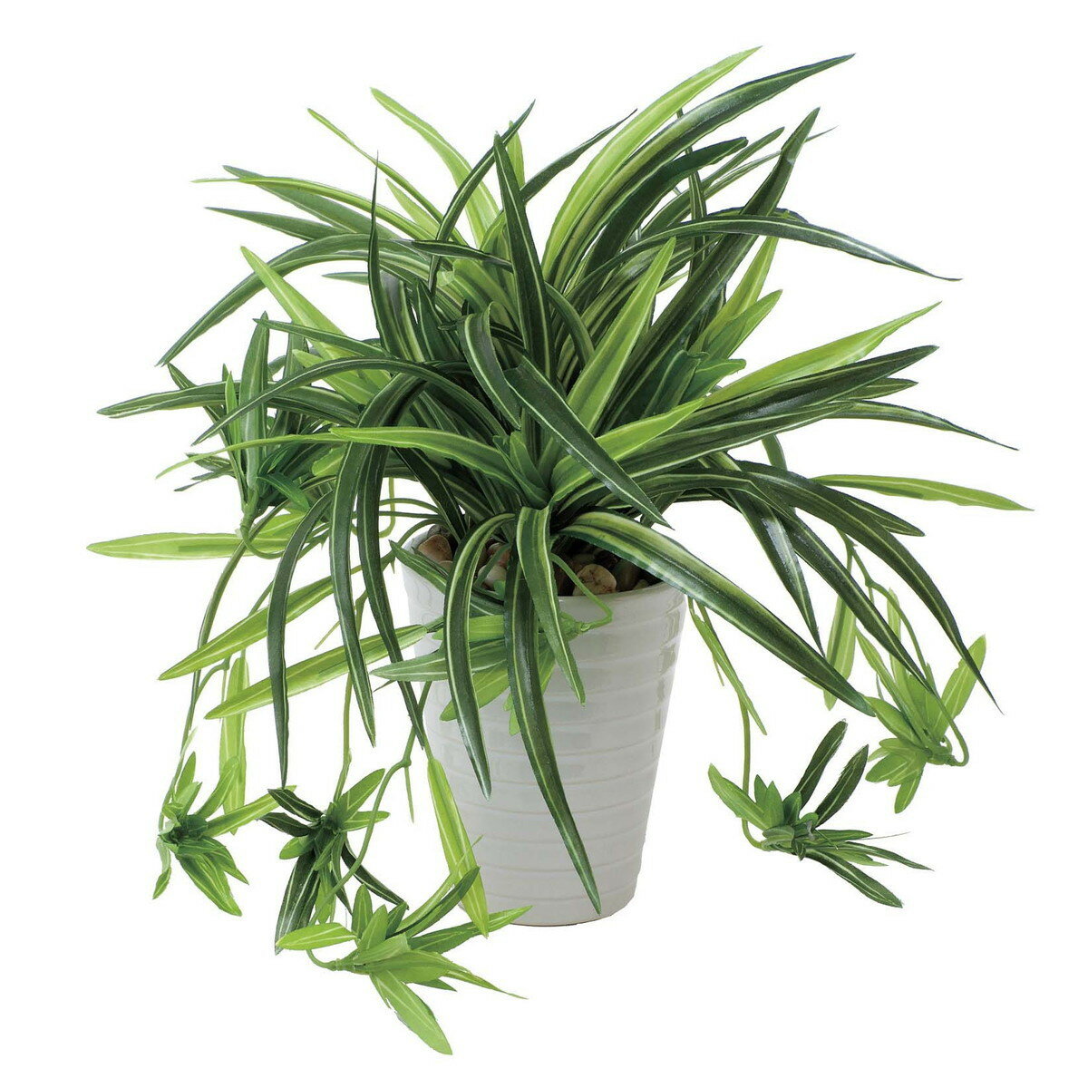 ドラセナ丸ポット 439A60 W30×D30×H28cm【2024年版 人工観葉植物 光の楽園 造花 フェイク リビング 玄関 アートフラワー インテリアグリーン】