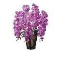 ロイヤル胡蝶蘭5本立L 446A300 W60×D50×H76cm【2024年版 人工観葉植物 光の楽園 造花 フェイク リビング 玄関 アートフラワー インテ...