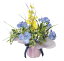 【送料無料】人工観葉植物 光の楽園 プリムラ 74A25【造花/フェイク/リビング/玄関/アートフラワー/インテリアグリーン】