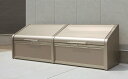 【三協アルミ】ダスティンGボックスタイプ(目隠しタイプ) GBX-M-1807 標準+連棟セット 1840L 45Lごみ袋約40個 約26世帯【組立式 業務用大...