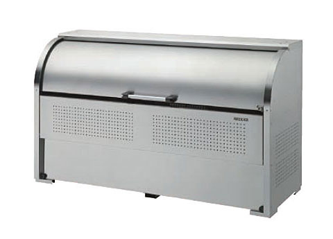 【法人宛専用】クリーンストッカー CKS-1907 ステンレス製 W195×D75×H116cm 1200L 45Lごみ袋約26個 約17世帯【組立式 業務用大型ゴミ箱 ゴミステーション 屋外 大容量 アパート マンション 町内会 自治会 飲食店 カラス 猫 ゴミ収集所 ゴミストッカー ダイケン】