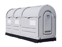 【法人宛専用】ステーションボックス #1100-3R(大型連結仕様) W228.5×H112.7×D76.8cm 約300L×2台+約500L 約17世帯【エコ...