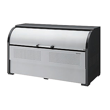 【法人宛専用】クリーンストッカー CKR-1909-2 スチール製 1450L 45Lごみ袋約32個【組立式 業務用大型ゴミ箱 ゴミステーション 屋外 アパート マンション カラス 猫 ゴミストッカー ダイケン】