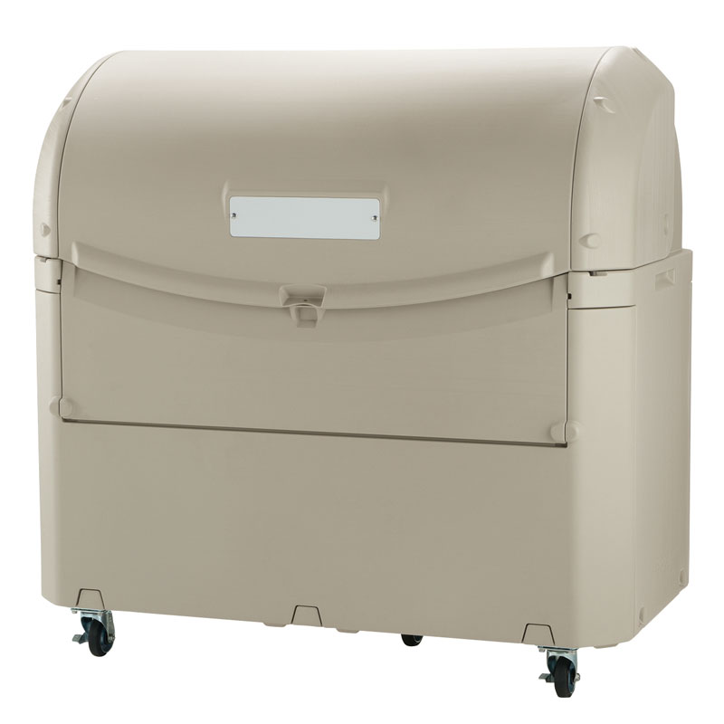 【法人宛専用】ワイドペールST1200 標準キャスター(10cm)付き 147×85×H146.5cm 1200L 45Lごみ袋約26個 ..