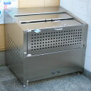 アースボックスEMS-2 W100×D90×H95cm 630L 45Lごみ袋×約14個分 約9世帯【ステンレス製 中が見えない 業務用 ゴミステーション 大型...