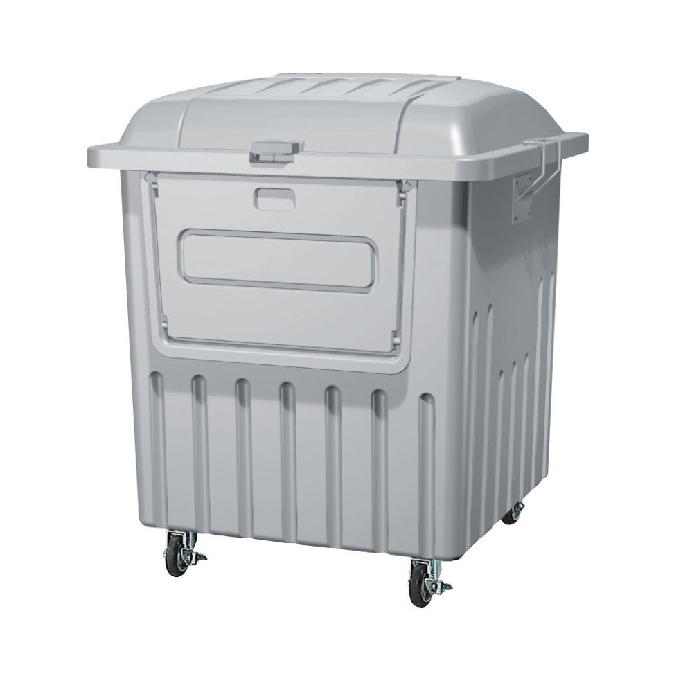 【法人宛専用】ジャンボ分別ペールPRF1000C キャスター付き W100.2×D101.8×H119.3cm 1000L 45Lごみ袋約..