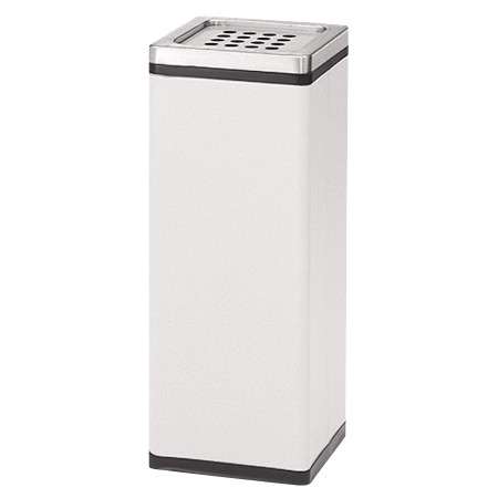 スモーキングスタンド Bライン ネオホワイト SSL-208 約1.7L 幅240×奥行240×高さ600mm【灰受皿付き ス..