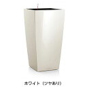 【松尾貿易】レチューザプレミアム キュービコ50(ラッカーカラー:ホワイト)底面灌水セット付き 幅50×奥行50×高さ95cm LE-3050W-1【輸入プラン...