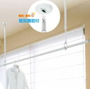 DRY・WAVE(ドライ・ウェーブ) 吊下げ型室内物干し(450〜600mm) 2本セット TA4560【耐荷重8kg 傾斜天井対応 着脱可能 すっきり収納 フ...