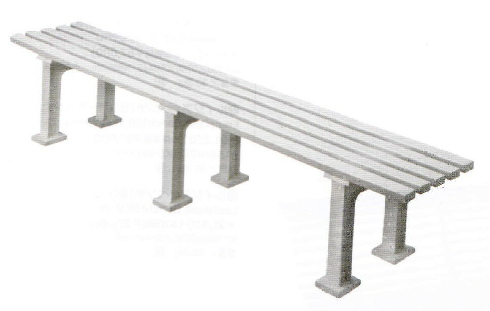 ナドフラットベンチ2 ホワイト/グリーン/ブルー 幅200cm×奥行37cm×高さ42cm【背無し 背もたれ無し 肘置き無し 屋内 屋外 室内 ベランダ 高級輸...