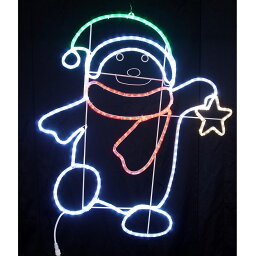 2Dモチーフ スタースノーマン L2DM005【コロナ産業 イルミネーション モチーフ LED 照明 ライト ガーデン装飾 クリスマス】