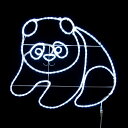 2Dモチーフ 子パンダ L2DM402【コロナ産業 イルミネーション モチーフ LED 照明 ライト ガーデン装飾 動物 アニマル】