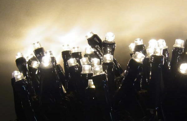 LED100球グリッターライト(電源部別売り)電球色 GLT100D【コロナ産業 イルミネーション 電飾 LED ライト】