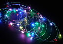 屋内用LED ジュエリーライト 100球 7色ミックス (電池式・タイマー式) HJ100MIX 【コロナ産業 イルミネーション 屋内 電飾 LED ライト】
