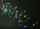 屋内用LEDジュエリーライト20球 7色ミックス(タイマー付・電池式)HJ20MIX 【コロナ産業 イルミネーション 屋内 電飾 LED ライト】