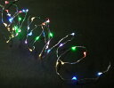 屋内用LEDジュエリーライト40球 7色ミックス(タイマー付・電池式)HJ40MIX 【コロナ産業 イルミネーション 屋内 電飾 LED ライト】
