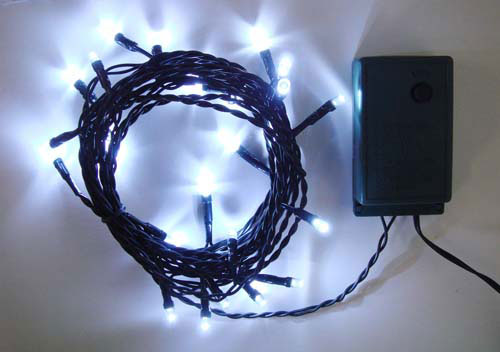 屋内用LEDライト50球 白(グリーンコード)SHG50W【コロナ産業 イルミネーション 屋内 電飾 LED ライト】